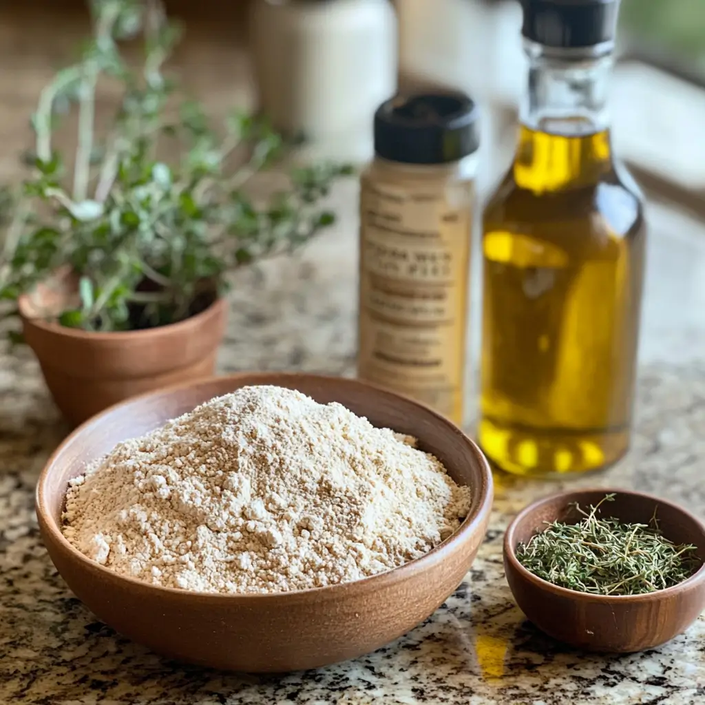 whole-wheat-focaccia-ingredients