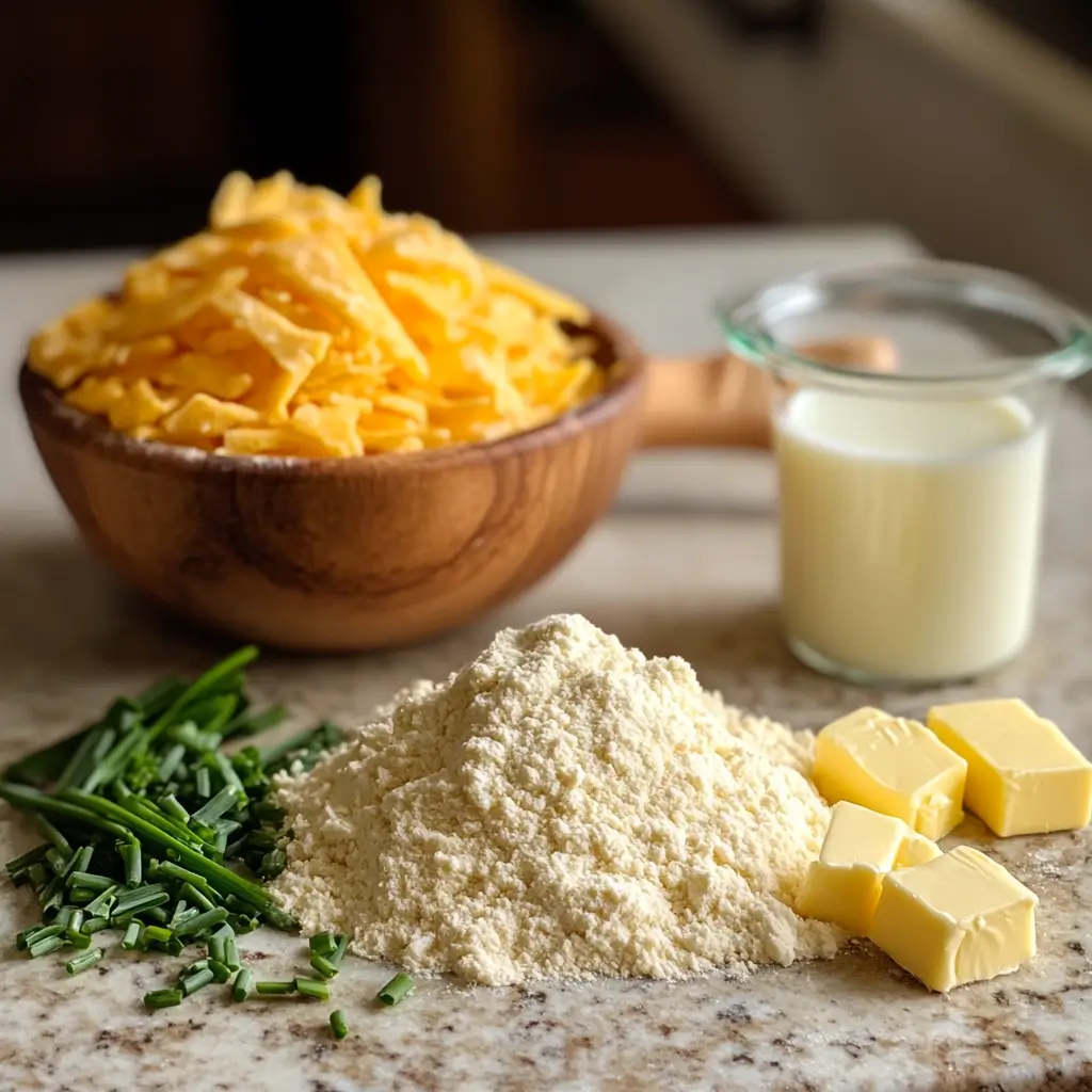 Cheddar chive biscuit ingredients