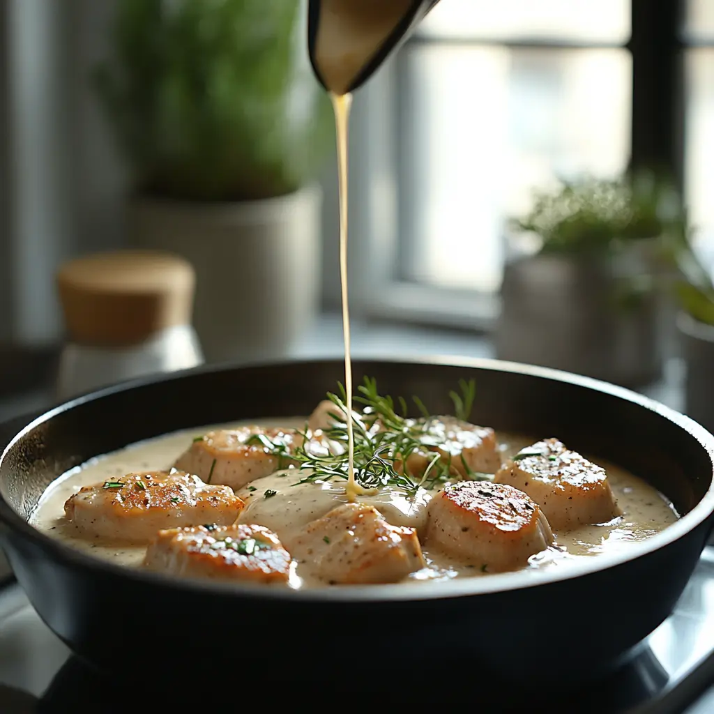 tep-by-step process of preparing and serving Crockpot Angel Chicken.