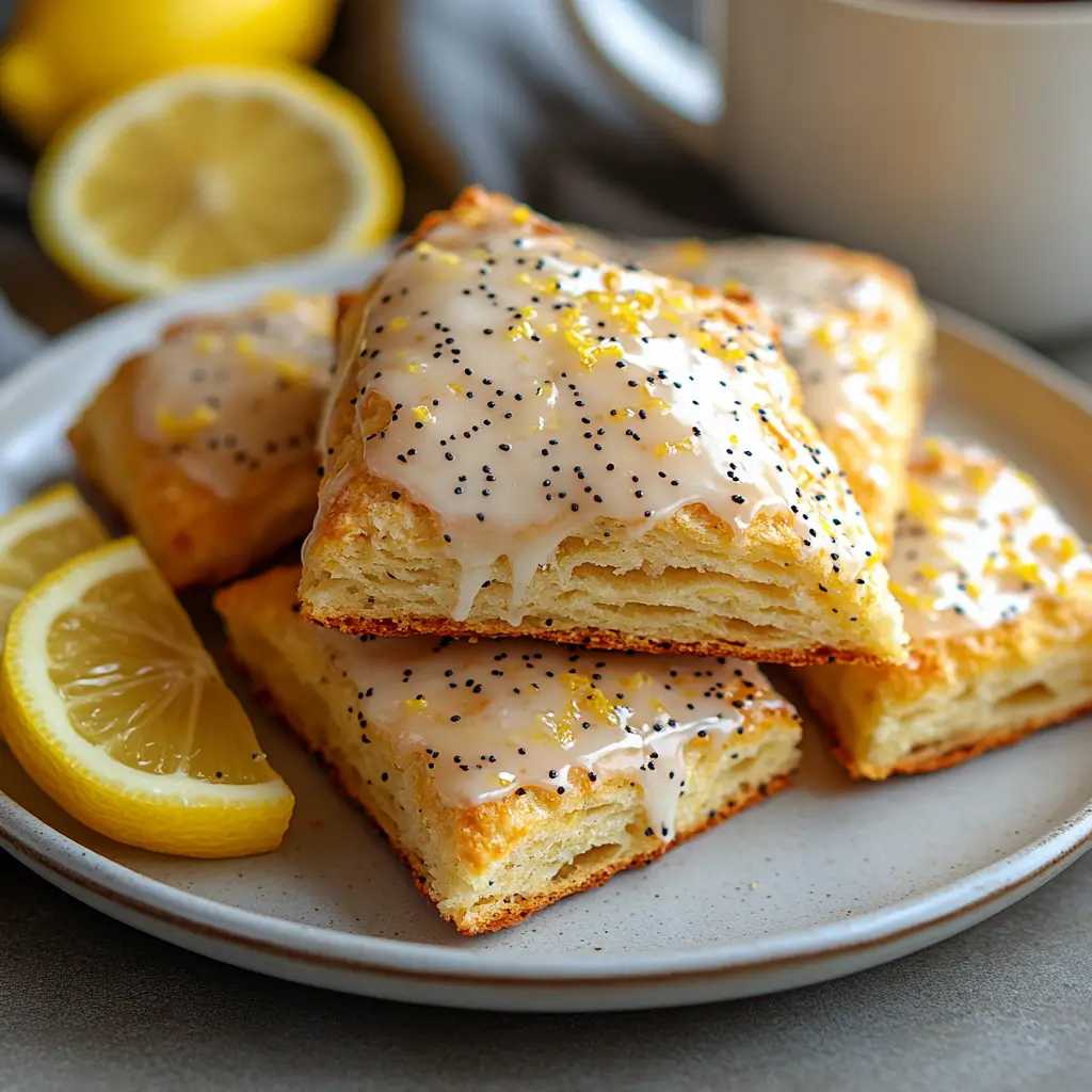 Delicious Lemon Poppy Seed Scones Recipe