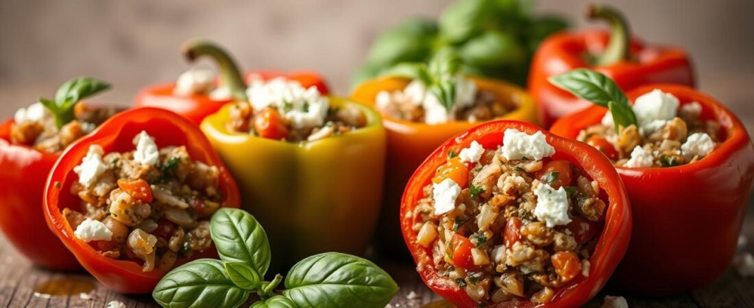 Savory Mediterranean Stuffed Peppers