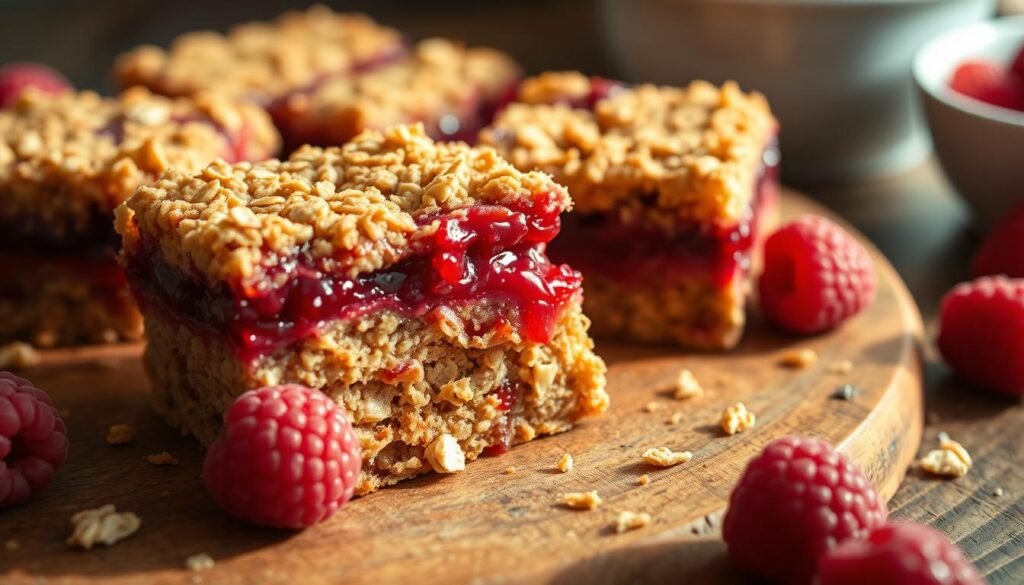 raspberry oatmeal bars recipe