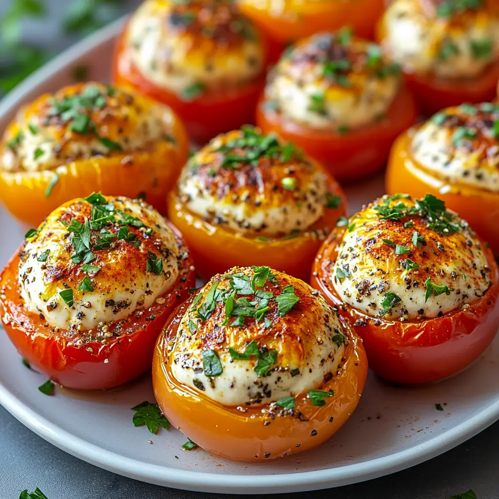Enjoy My Flavorful Stuffed Cherry Tomatoes