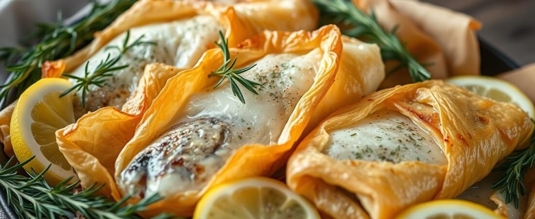 Delicious Fish Wrapped in Filo: Easy Recipe