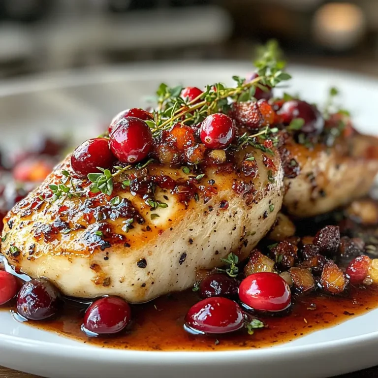 Delicious Cranberry Chicken Recipe
